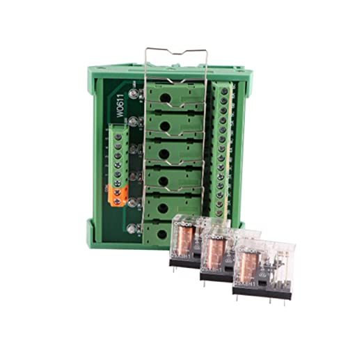 Relais d'interface PLC 24V DC module de commutation 2 canaux 1NO 1NC - 6