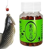 Fish Attractant, Particle Fishing Lure, Luring Food Bait, Scented Feeding Formula for Freshwater Stream River Reservoir Pond Lake Carp Fishing Use, Persistent Attraction Power