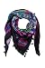 Hirbawi Premium Arabic Scarf 100% Cotton Shemagh Keffiyeh 47"x47" Arab Scarf (Safad)