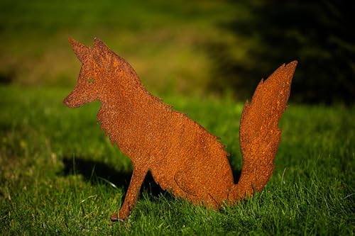 Sfera Da Giardino Bornhöft - 30cm In Metallo Arrugginito, Decorazione Per Esterni - Foto 3