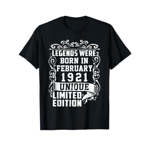Cumpleaños Febrero 1921 Edición Limitada Regalo February Camiseta