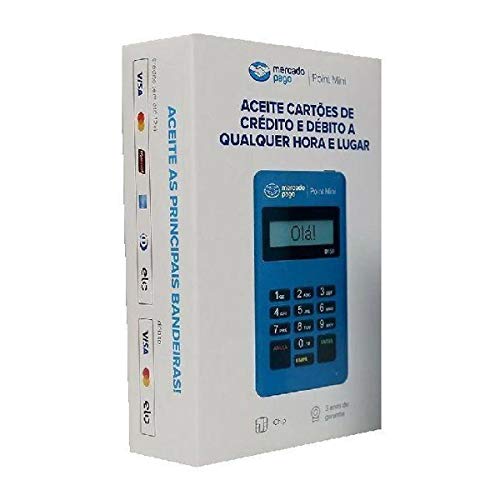 Nova Maquininha De Cartão Point Mini D150 Azul MercadoPago, sem mensalidade, sem aluguel, receba seu