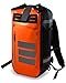 OverBoard Waterproof Pro-Vis Backpack, Orange, 20-Liter