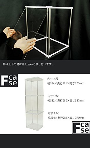 Amazon.co.jp: Fcase Fケース ノーマル型 3段セット LEDなし 背面