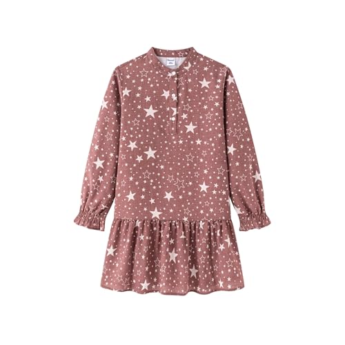 Robe en coton imprimé étoiles anti-irritation facile à boutonner devant