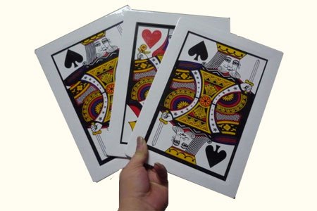 Magie Professionnelle Trile Find The Lady (Jumbo)