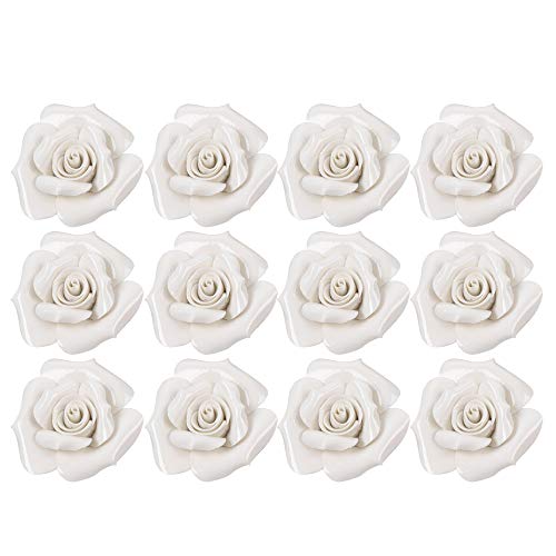 Kaichenyt Pink Crystal Chandelier Rose, Rose Flower Round Ceiling, Modern Romantic Pendant Lighting, Adjustable Length For Girls Bedroom Living Room Decor Adjustable Length #TOP6