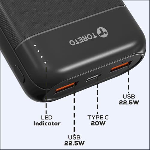 Image of Toreto Power Aero 20 20000mAh 22.5W Fast Charging Power Bank