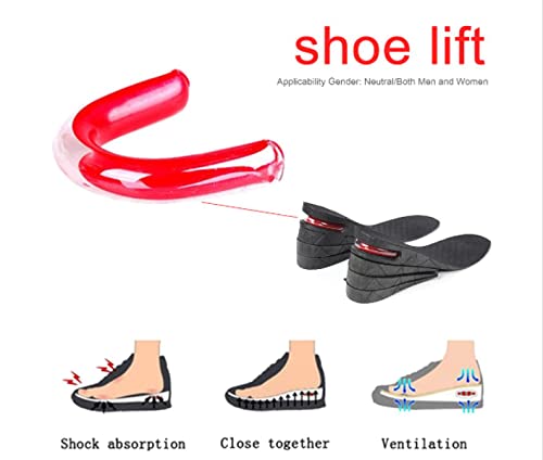 Plantillas elevadoras ajustables negras SagaSave unisex miniatura 5
