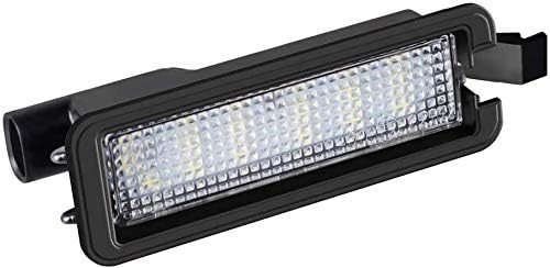 MOFORKIT LED License Plate Light Lamp Assembly For 2015-2019 Dodge Charger Challenger Chrysler 300 Pacifica Jeep Compass 6000K Dimond White, Pack of 1