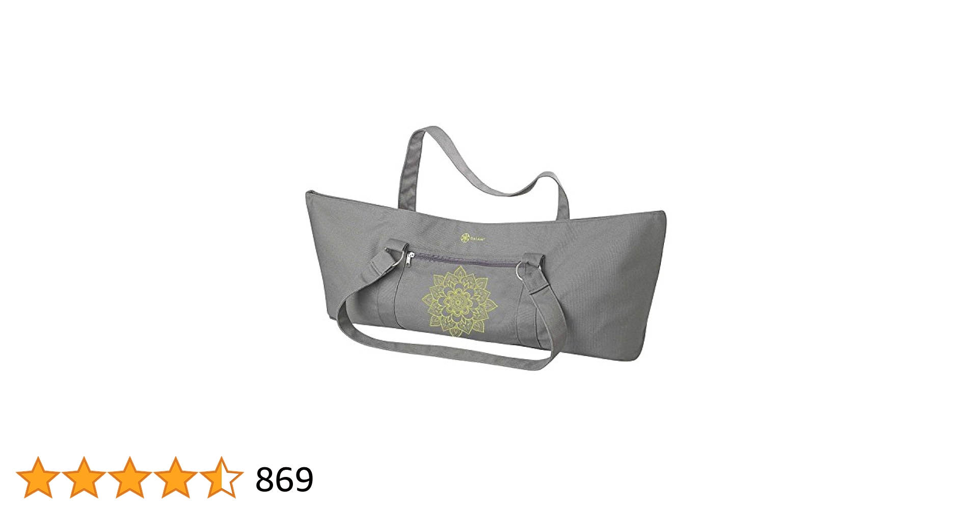GAIAM チャクラ刺繍入りヨガマットバック Gaiam Chakra Embroidered Yoga Mat Bag at EverydayYoga.com