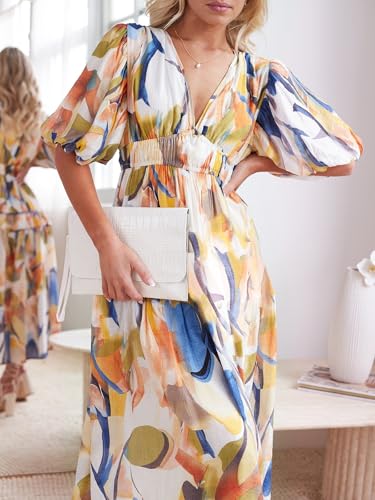 Image of Sissyaki Women's Floral Maxi Dress 2026 Summer Spring Wedding Guest Dress