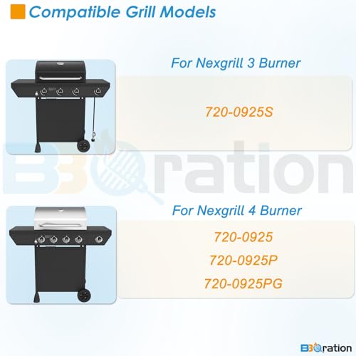 Image of Grill Parts for Nexgrill 4 Burner 720-0925 720-0925P 720-0925PG,Grill Grate for Nexgrill 720-0925P Replacement Parts 720-0340 720-0718A Grate for Charbroil 463352521 463351021