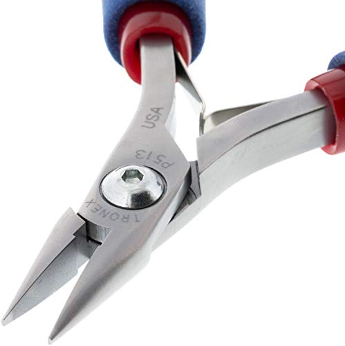 Tronex Model 513 Chain Nose Pliers, Short, Smooth Jaw - Standard Handles