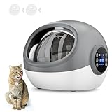 Upgraded RFID Feeder with Collar Sensor – Automatic Portion Control, 4 Feeding Modes, Anti-Theft Cat Feeder for Multi-Cat Homes & Special Diets (Gray with 2 Collars)