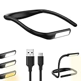 ❤ 【Resistente y liviano】: la luz del libro de abrazos solo pesa 153 g / 0.34 lb, que no tiene presión en el cuello y no causará molestias en el cuello cuando se usa durante mucho tiempo. Diseñado ergonómicamente para usarse suavemente sin temblar, ayudándote a concentrarte en lo que estás haciendo.