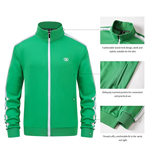 Men's Tracksuits Set Long Sleeve Causal Full Zip Running Sports Sweatsuit for Men 2 Piece Outfits3