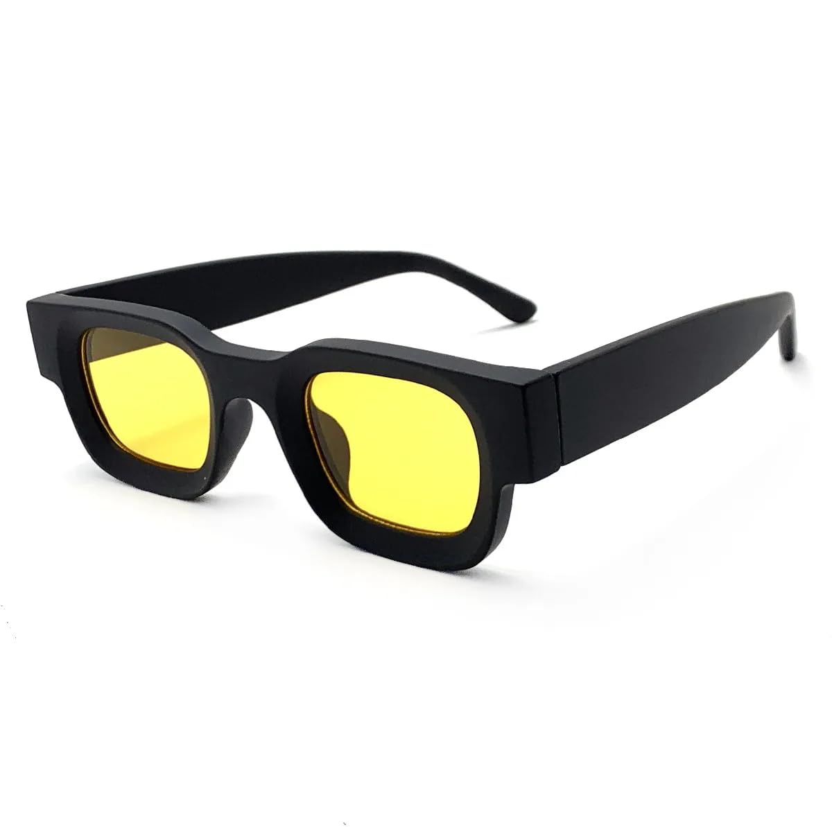 Vintage Square Sunglasses, Medium Size, UV400 Protection, Bold Unique Design