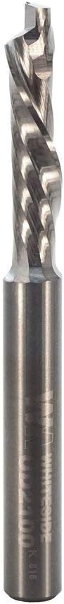Whiteside Router Bits UD2100 Up/Down Cut Spiral Bit with Solid Carbide Compression and 1/4-Inch Cutting Diameter