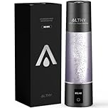ALTHY Performance - Botella de agua Hidrogenada, Tecnología de nano Hidrógeno, Generador de Agua de Hidrógeno, Visualización & Batería y hora, Portátil para Deporte,Oficina,Viajes y Bebida Diaria