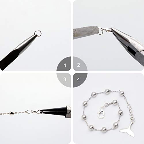 FENGWANGLI Lobster Clasps for Jewelry Making 300 Pcs 12mm Silver Lobster Claw Clasps with Jump Rings for DIY Necklace Bracelets(Silver) - Image 4