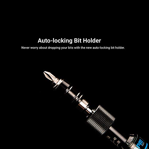 Capri Tools CP21075 Certified Limiting Torque Screwdriver Set, Small, Black