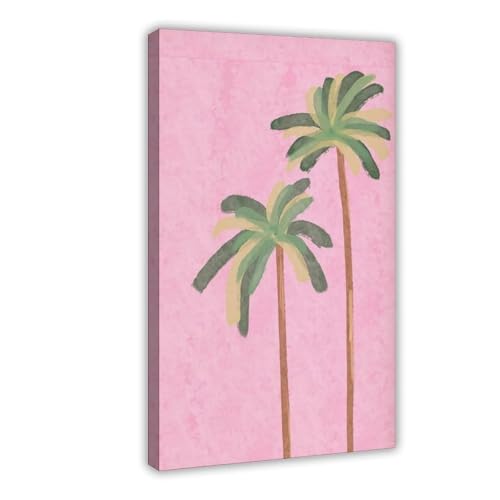 Impression sur toile rose haut de gamme - Tableau d'art mural élégant pour salon raffiné