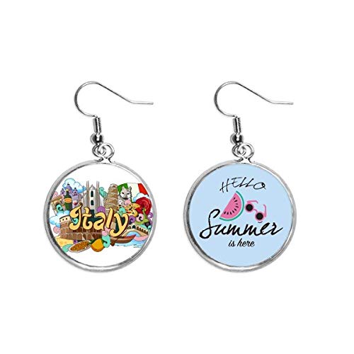 Pendientes de sandía y grafiti de Italia para lucir este verano en paseos por la playa