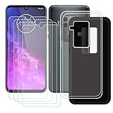 Motorola One Zoom Alta Definicion Cristal Vidrio templado, que protege contra la rotura de la pantalla de arañazos, abrasión, caídas, colisión.