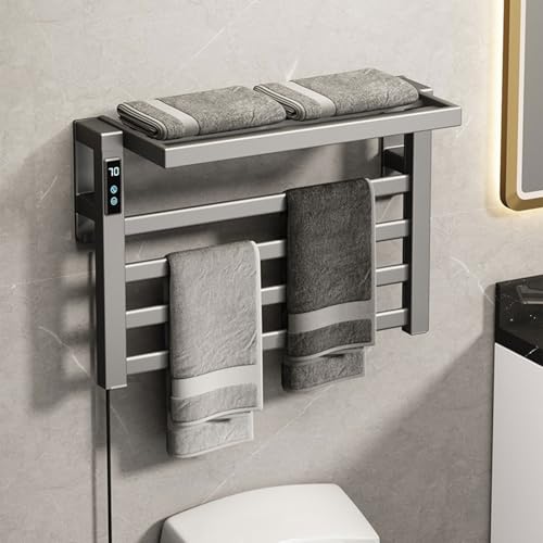Barre porte-serviettes électrique haut de gamme avec thermostat réglable intégré
