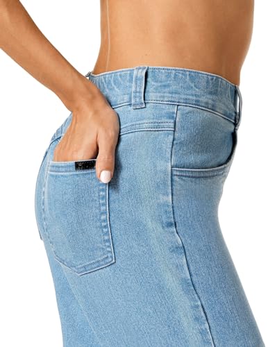 HUE Women's Fashion Jeggings-Cropped Flare, Straight, Bootcut, Wide Denim Leggings3