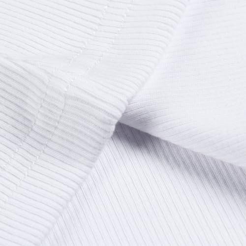 Artfish Women's Sleeveless Full Length Ribbed Fitted Racerback Workout Crew High Neck Basic Tank Top3