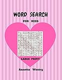 Word Search For Kids Large Print: Easy Fun Words 50 Puzzles