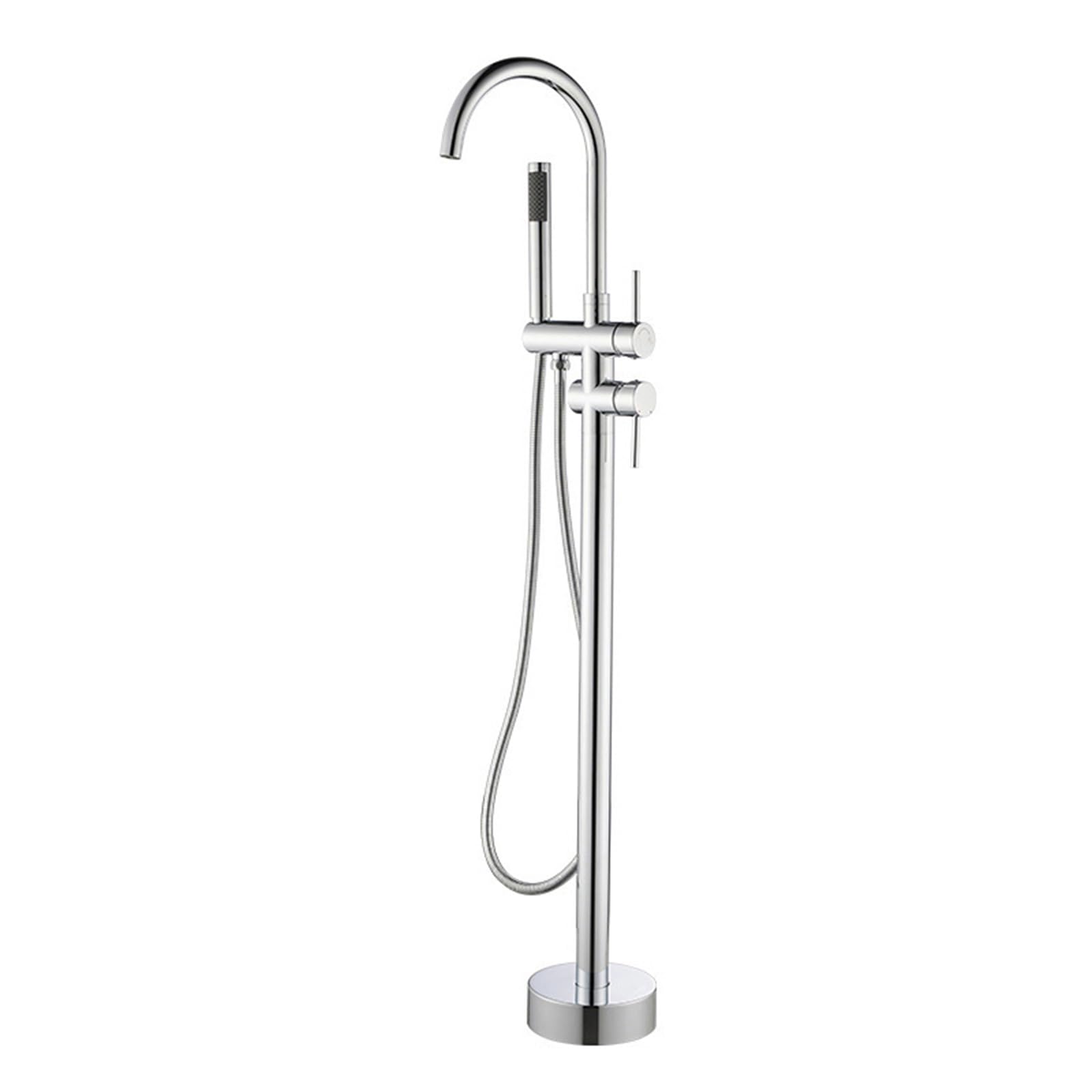 NZPOST Bath Shower Mixer Tap Antique standing Brass Bath Taps 360 Rotating Tap Single Lever Shower Mixer S
