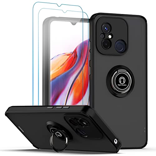 Coque compatible Redmi 12C antichoc pour fixation aimantée auto