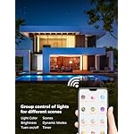 Smart Recessed Lighting 6 inch RGBCW Color Changing 16W Recessed Ceiling Light with Junction Box, APP & Voice Control, 1350LM LED Recessed Lights Dimmable by Bluetooth Control -10Pack - Image 4