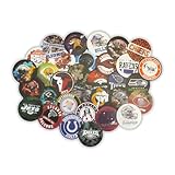 Football 2.5” Freshie Cardstock Rounds 32 Pk Designs Inserts Manly for Men Sports Alcohol Whiskey Drink Car Aroma Bag Holographic Molds