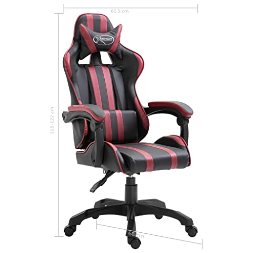 Chaise de jeu rouge bordeaux l'atout de votre espace streaming