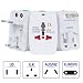 World Wide International Electrical Power Travel Charger Adapter Plug, Converter Adaptor for European American Australia Germany France Ireland England Italy Spain India South Africa & more (write)