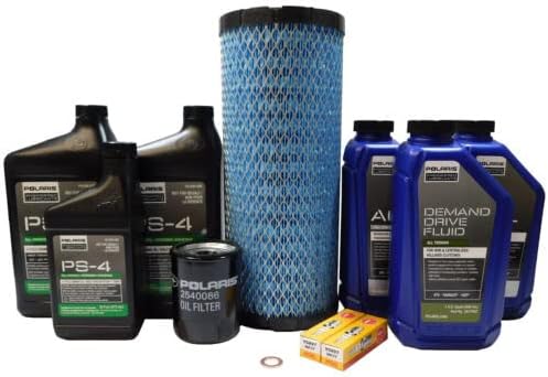 2019-2020 Polaris RZR S4 1000 EPS OEM 5W-50 Full Synthetic Oil Change Kit POL55