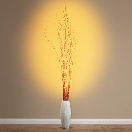 String Branch Nature Twig Light, DIY produtcs USB Plug-in for Christmas Wedding Party Home Fireplace Decoration ZJ Right Willow Branches Light, 51 Inches Brown Branch Warm White Lights
