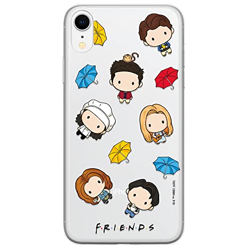 Funda Original y Oficial de Friends de la Serie de TV para iPhone XR, Carcasa de plástico de Silicona TPU, Protege contra Golpes y arañazos