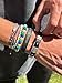 Handmade Adjustable Leather Religious Charm Bracelet, Jewelry Gift for Women & Men, Shema Israel, Brown