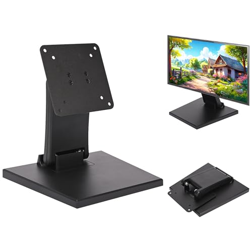 Flat Monitor Stand,Folding Heavy Duty Low Profile Monitor Mount Adjustable Monitor Desk Stand 10-27 inch Flat TV Screen Folding Metal Monitor Desk Mount Supports VESA Compatible 75x75mm 100x100mm Flat Monitor Stand,Folding Heavy Duty Low Profile Monitor Mount Adjustable Monitor Desk Stand 10-27 inch Flat TV Screen Folding Metal Monitor Desk Mount Supports VESA Compatible 75x75mm 100x100mm