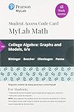 MyLab Math with Pearson eText -- Access Card -- for College Algebra: Graphs and Models (18-Weeks)