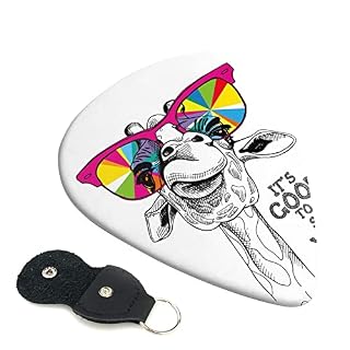 Ensemble de 6 pièces de médiator de guitare girafe drôle mignon pour guitare acoustique, guitare électrique, basse… - Les Beatles, Paul McCartney, John Lennon, RIngo Starr, George Harrison