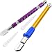 2Pezzi WEKON Tagliavetro Professionale 4-15mm per Vetri Specchio e Piastrelle di Ceramica Auto Lubrificante Coltello per Vetro + 2 * Contagocce in Plastica
