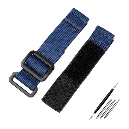 Correa de reloj 20 mm 22 24 nailon para accesorios de relojes hombre