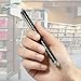 BoxWave Stylus Pen Compatible with Control4 T4 in-Wall AC (8 in) - EverTouch Capacitive Stylus, Fiber Tip Capacitive Stylus Pen - Jet Black