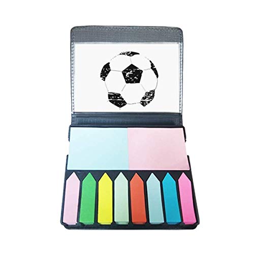 Boîte à marque-page football noir protège votre signet des pliures